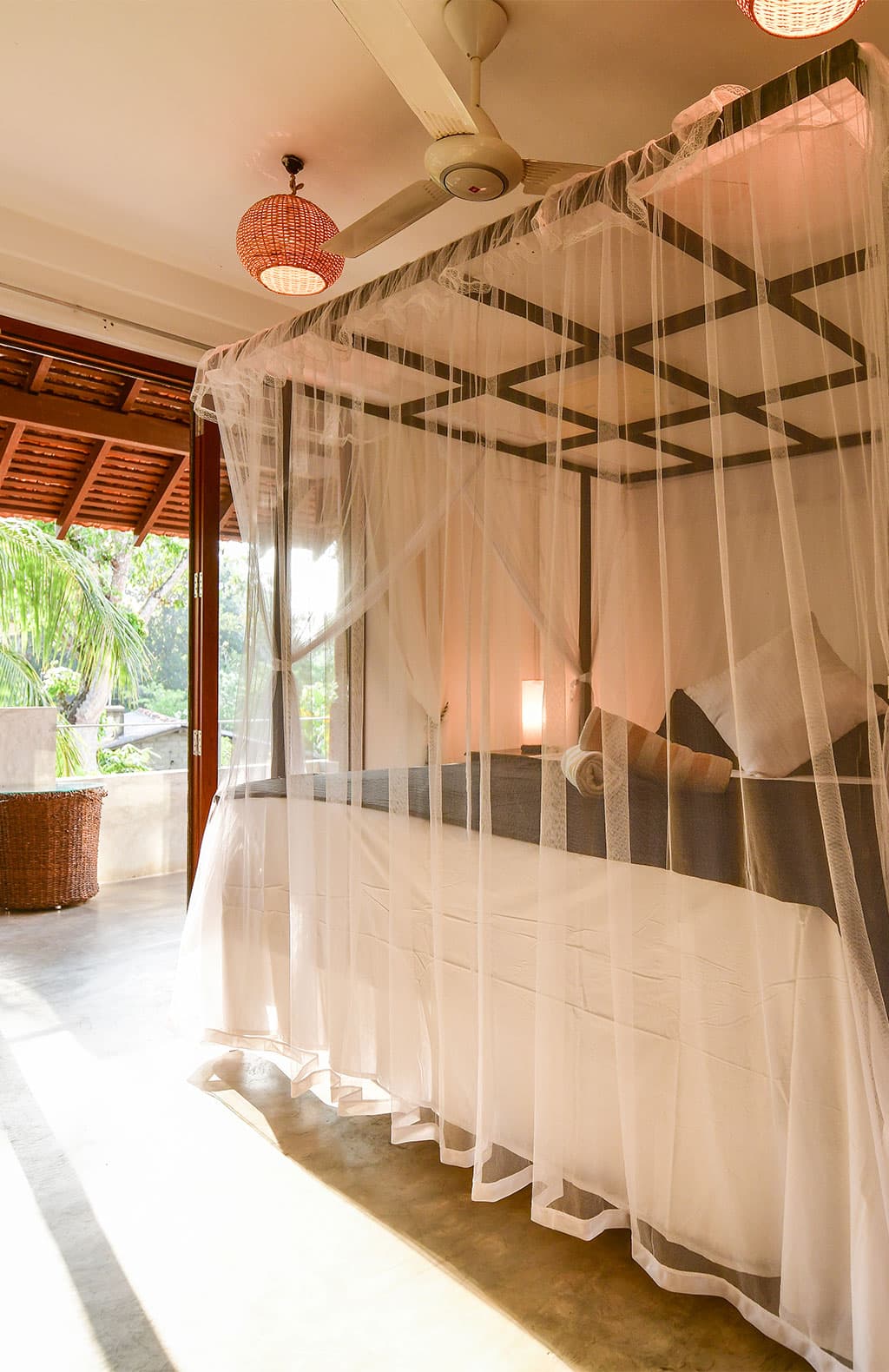 Landmark Room at Tropical House Jungleside Villa, Hikkaduwa, Sri Lanka.