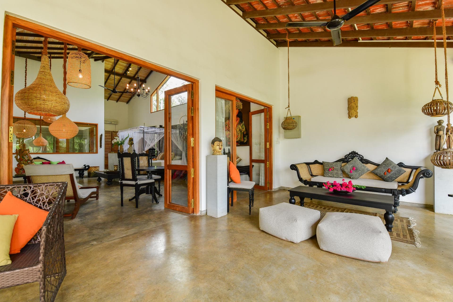 Best rooms in hikkaduwa, Sri Lanka. spacious Princes Suite at Tropical House Jungleside VIlla - Suite Exterior