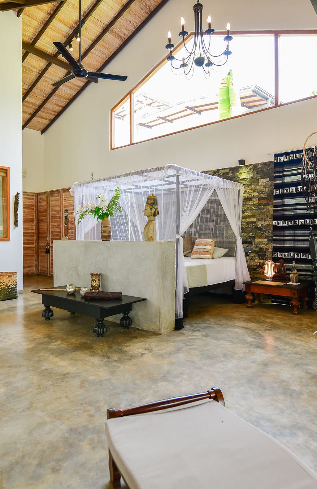 Princes Suite im Tropical House Jungleside Villa, Hikkaduwa, Sri Lanka.